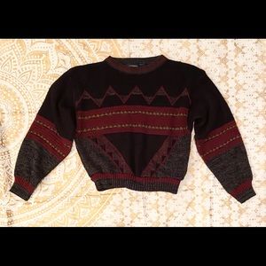 Vintage semi-crop top sweater